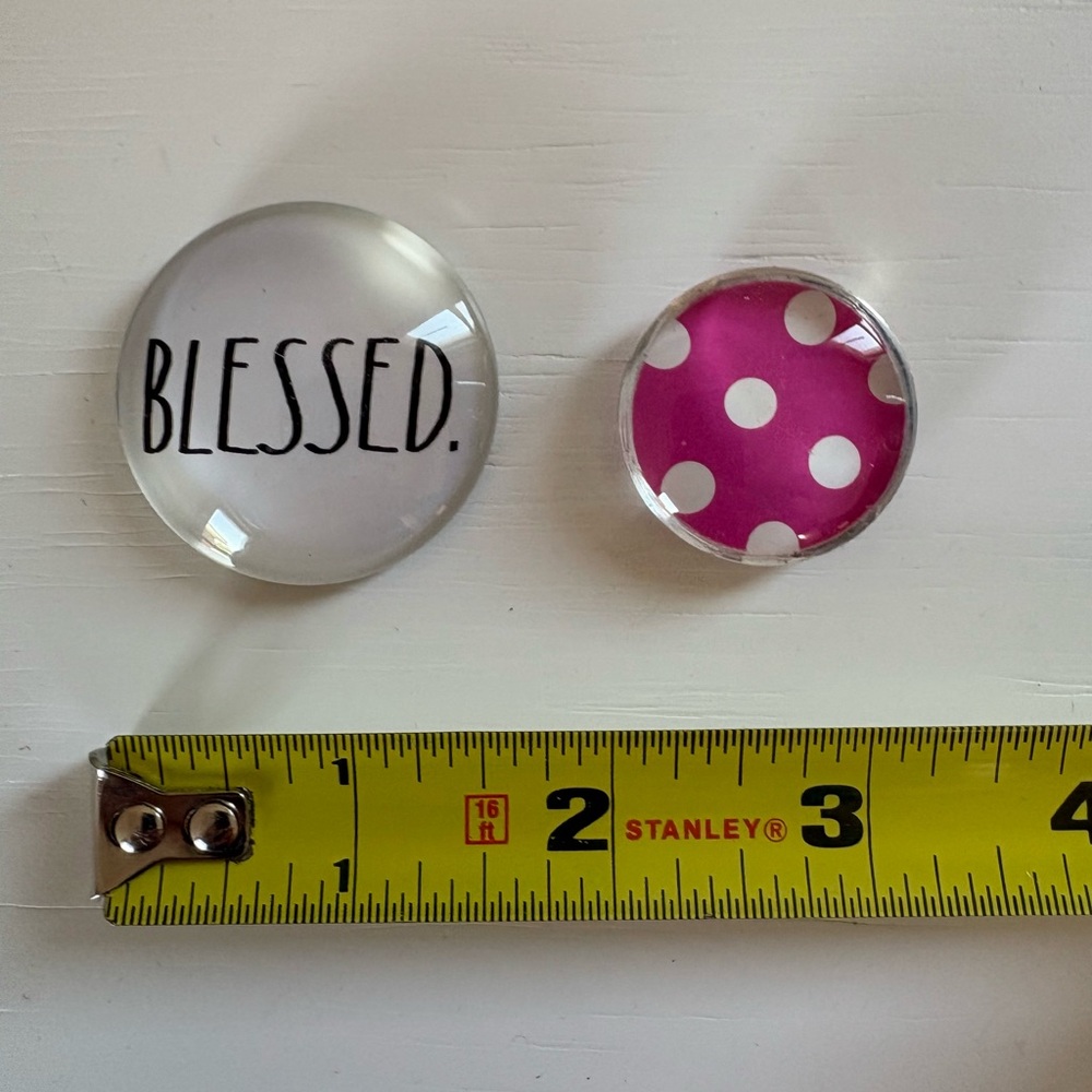 Glass Blessed Magnets - Set Of 2